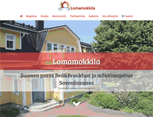 Tablet Screenshot of lomamokkila.fi
